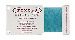 round metallic yarn BLUE LAGOON LR