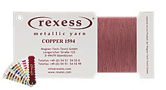 round metallic yarn COPPER 1594