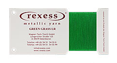round metallic yarn GREEN GRASS LR