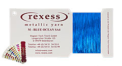 Metallic yarn BLUE OCEAN SA4