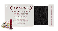 Metallic yarn BLACK BLACK
