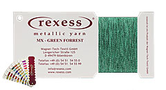 Metallic yarn GREEN FORREST