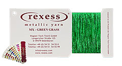 Metallic yarn GREEN GRASS