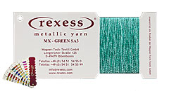 Metallic yarn GREEN SA3