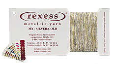 Metallic yarn SILVER/GOLD
